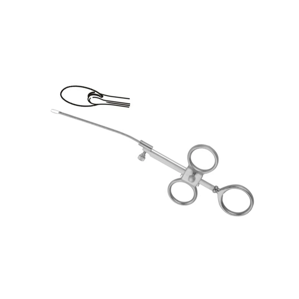 surgical stainless steel KRAUSE-VOSS Ear Polypus Snares 26 cm