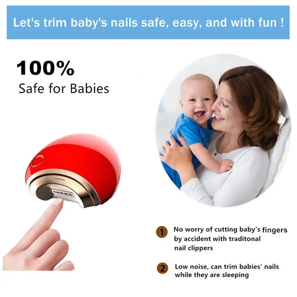 
Electric Imoll Automatic Nail Clippers Electric Trimmer Nail Cutter Scissors for Baby Adult 