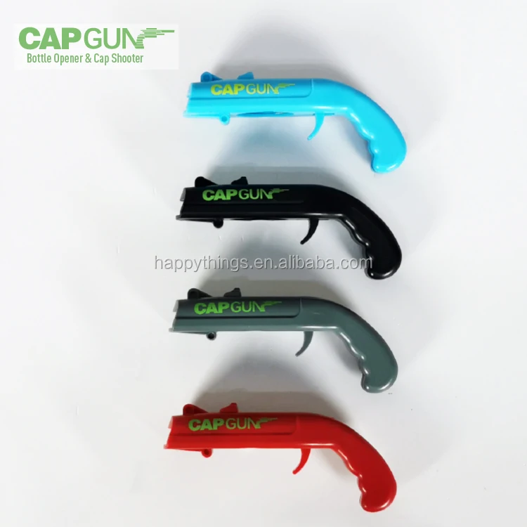 Factory Direct Good Quality Gun Shape Cap Shooter Stainless Bottle Opener