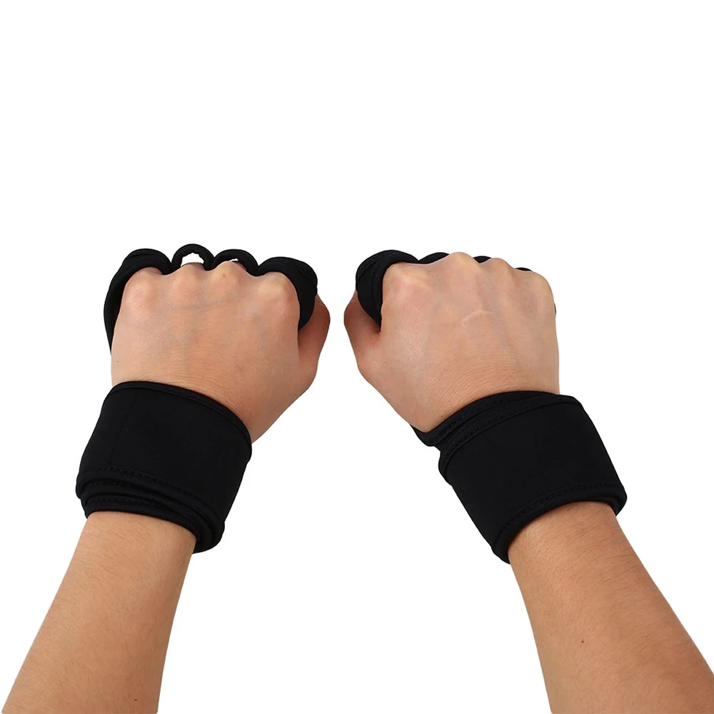 Weight Lifting Gloves Neoprene Palm Protector With Wrist