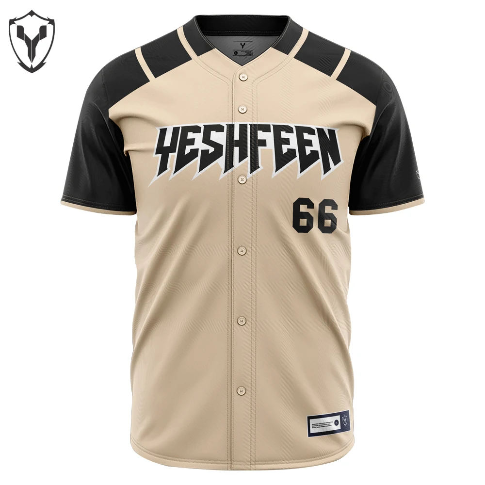 Custom Stitched Made V Neck Full Button Down Grey Red Best Double Stitched Short Sleeve 100% Polyester Softball Baseball Jersey