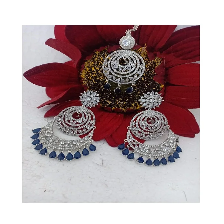 
 Новейший дизайн, элегантный индийский набор Maang Tikka по самой низкой цене  