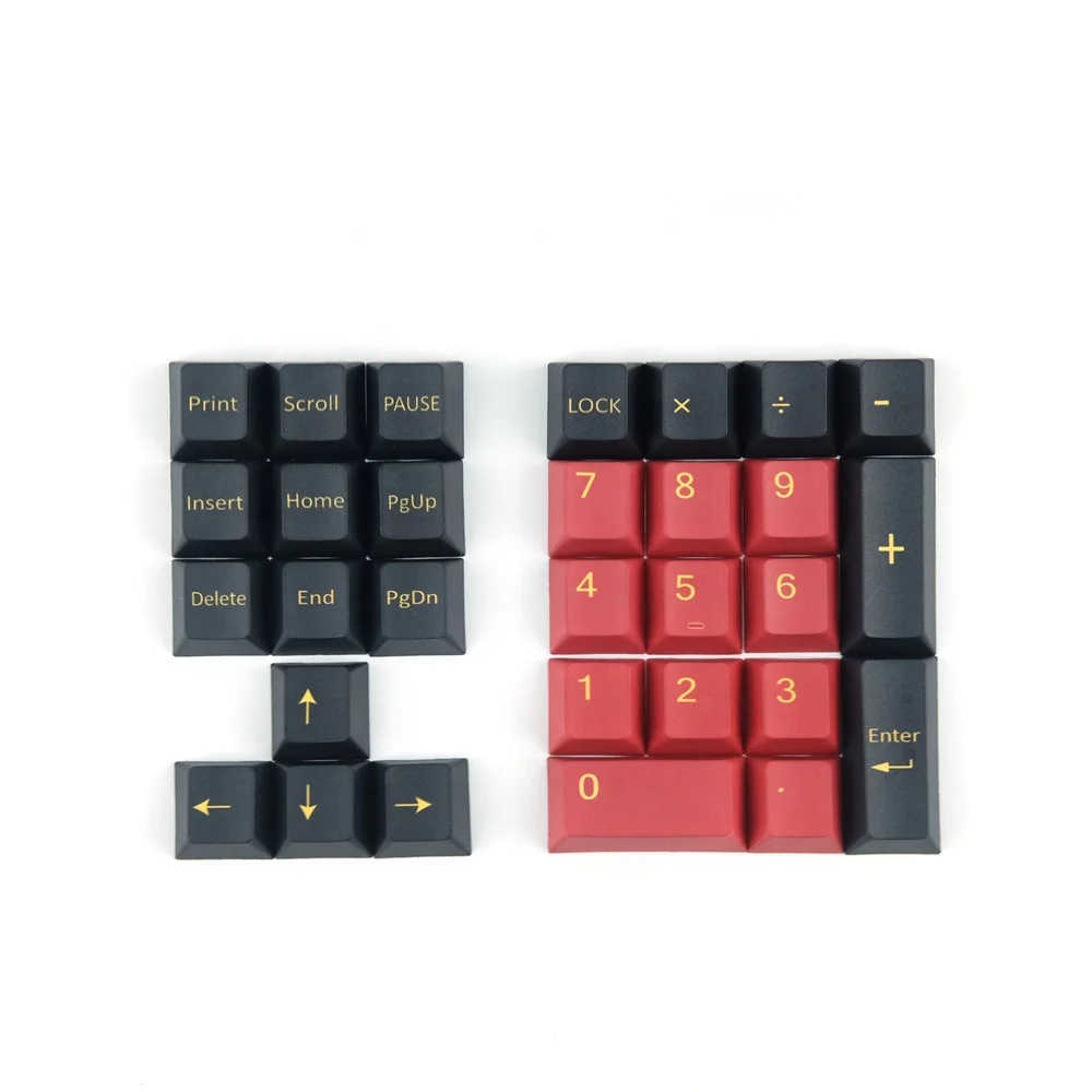 2021 Заводская клавиатура Red Samurai PBT 128KEY сублимационная механическая с индивидуальными клавишами GMK Cherry