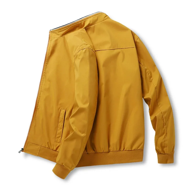 Customized high quality 2021 Wholesale Spring&Autumn Stand Collar Simple Style Men Outdoor Casual Sports Jacket