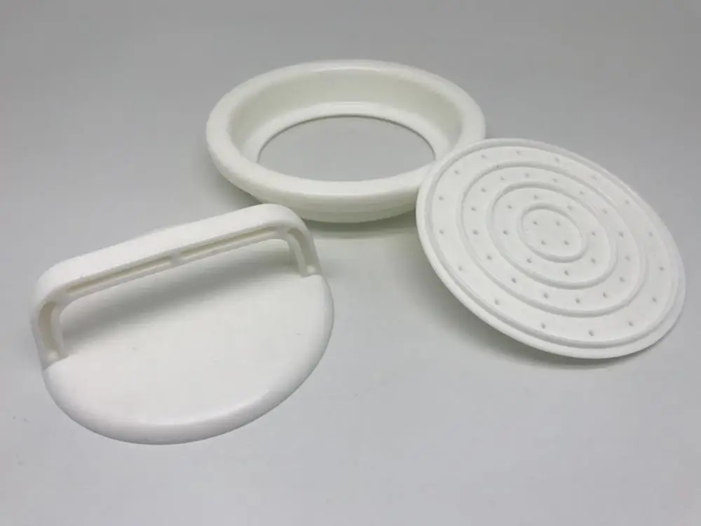 STARWOOD #3054 Plastic 3 pieces burger press hamburger maker easy take out meat press