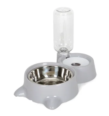 500ML STAINLESS STEEL THREE COLOR PET DOG CAT WATER DISPENSER PET WATER FOUNTAIN