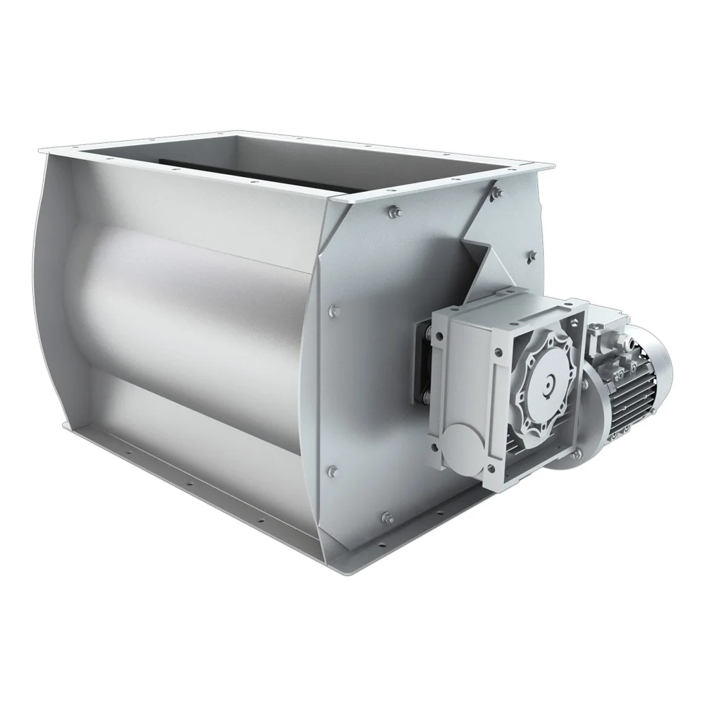 Italian Valve IST 65 - Rotary Unloader Valve in Welded Sheet Metal - Flange 400x700 - Kw2,2 18rpm