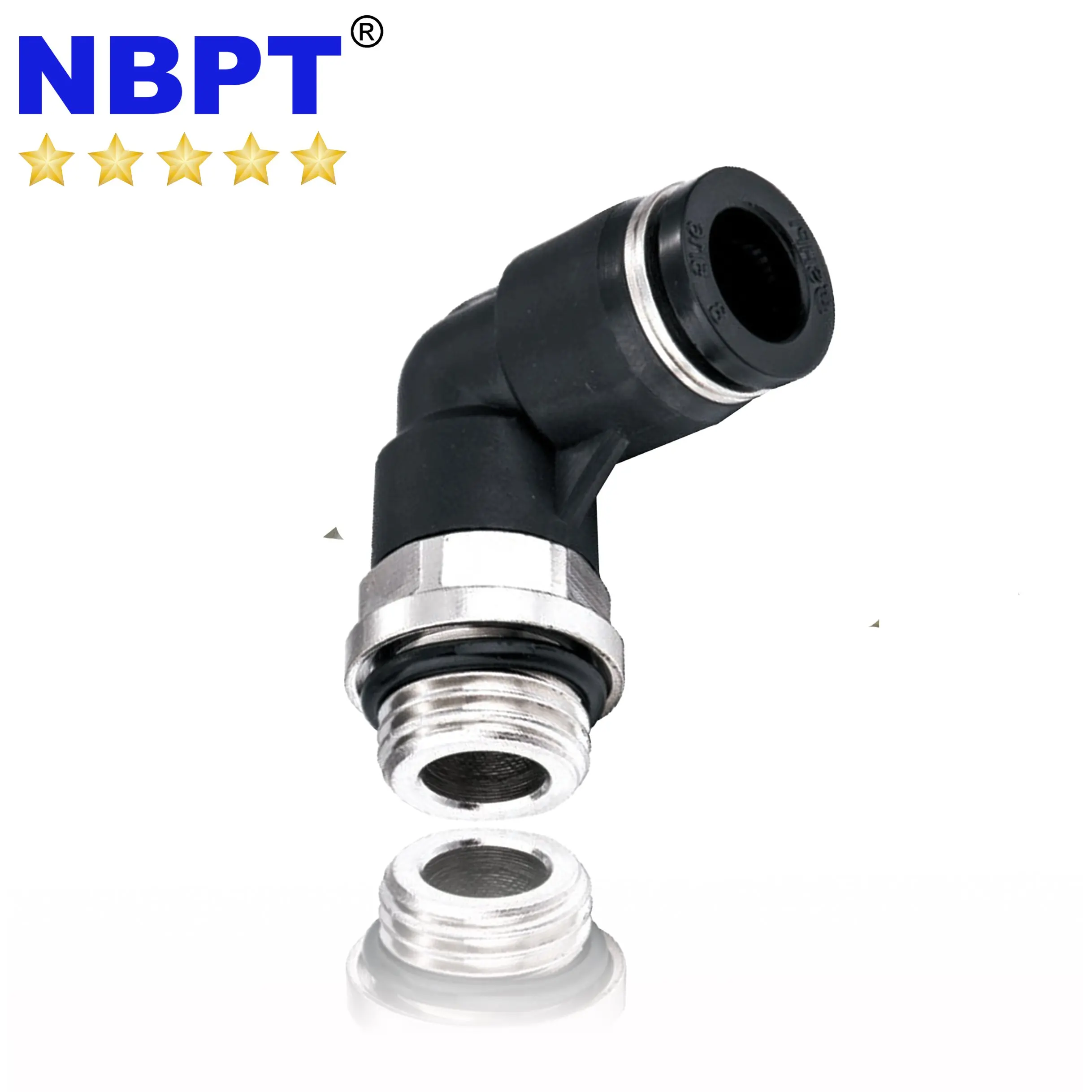  Пневматический Фиттинг с наружной резьбой PL Type NPT 5/32 3/16 1/4 5/16 3/8 1/2