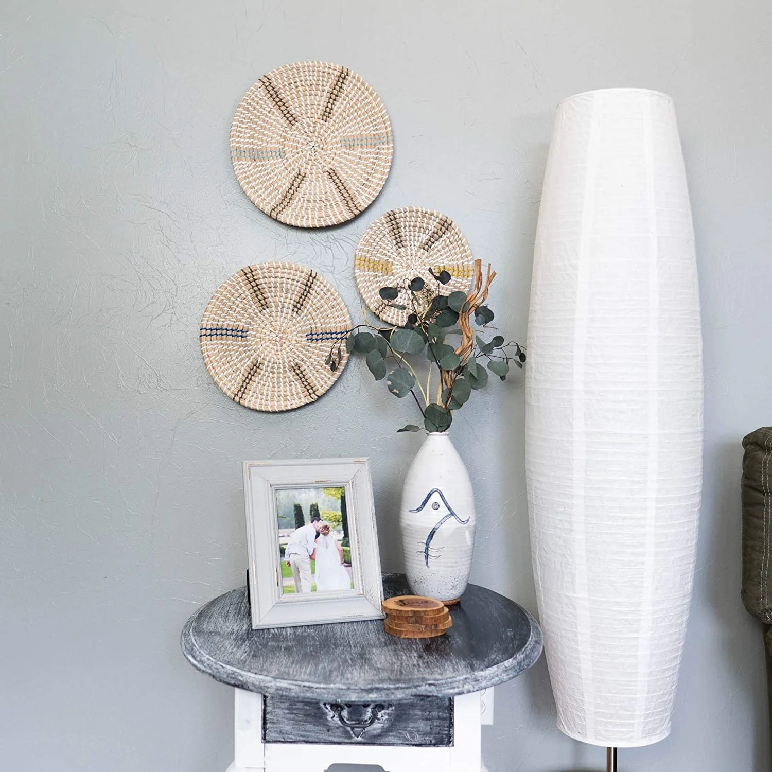 New collection 2022 Seagrass wall decoration - Basket /model 10/ wall panels / handicrafts / dongdoexport