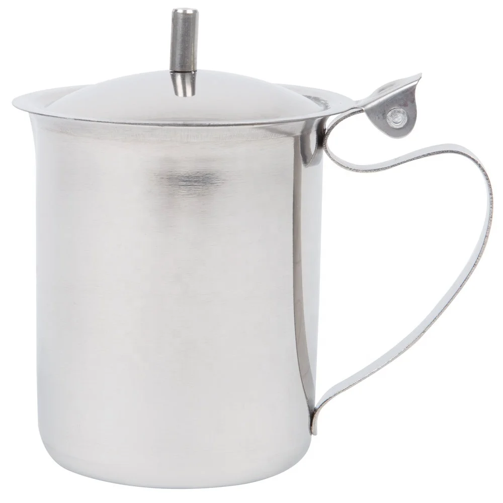 New Trending Product With Lowest Price Stainless Steel 10 Oz Serving Milk Tea Pot