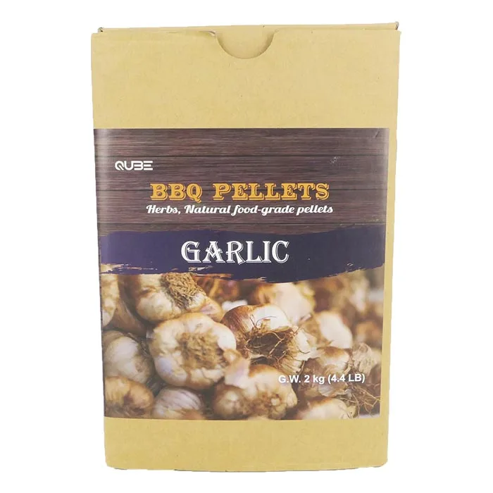
6mm 8mm eco low ash barbecue garlic wood pellets 