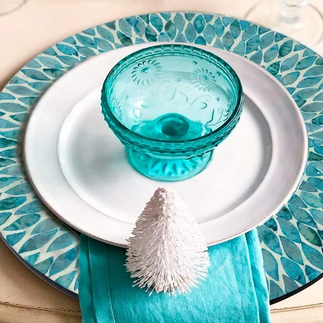 Amazing Design Mother of Pearl Tea Cup Plate for Serving with best price