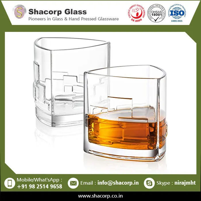 New Arrival Square and Cube Glasswares at Wholesale Price