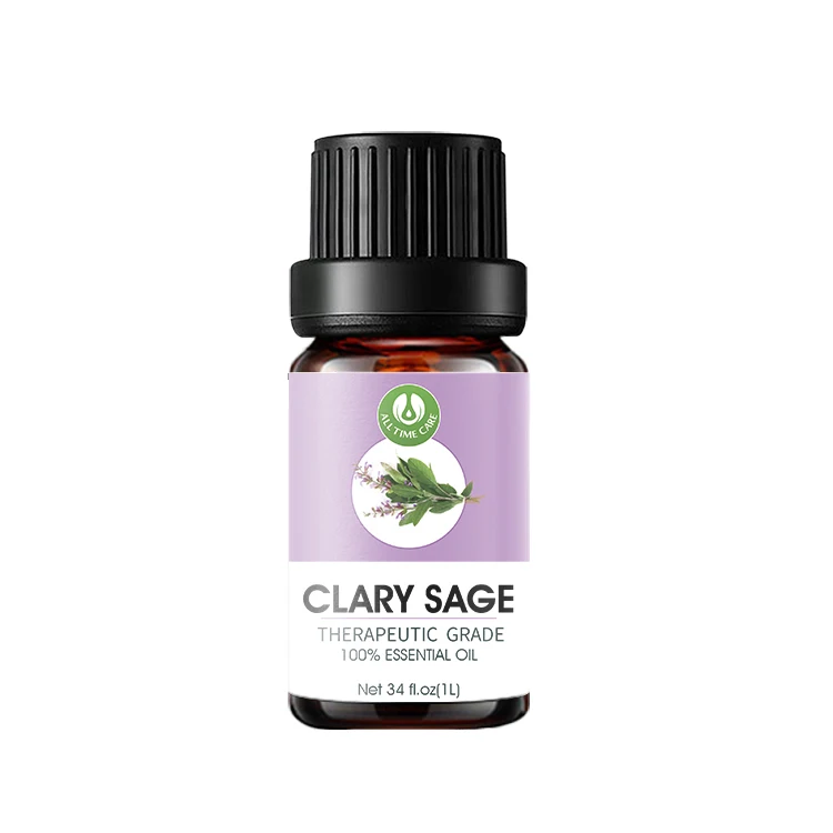 
Free Sample OEM ODM Manufacturer Men PMS Clary Sage Support Hormone Balance Natural Insect Repellant Pure Pant Essential Oils 