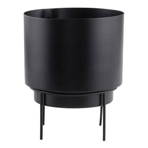 Flower Pot Stand Indoor Outdoor Decor Metal Plant Display Rack Holder Wrought Iron Planter Stand Set With Flower Pot