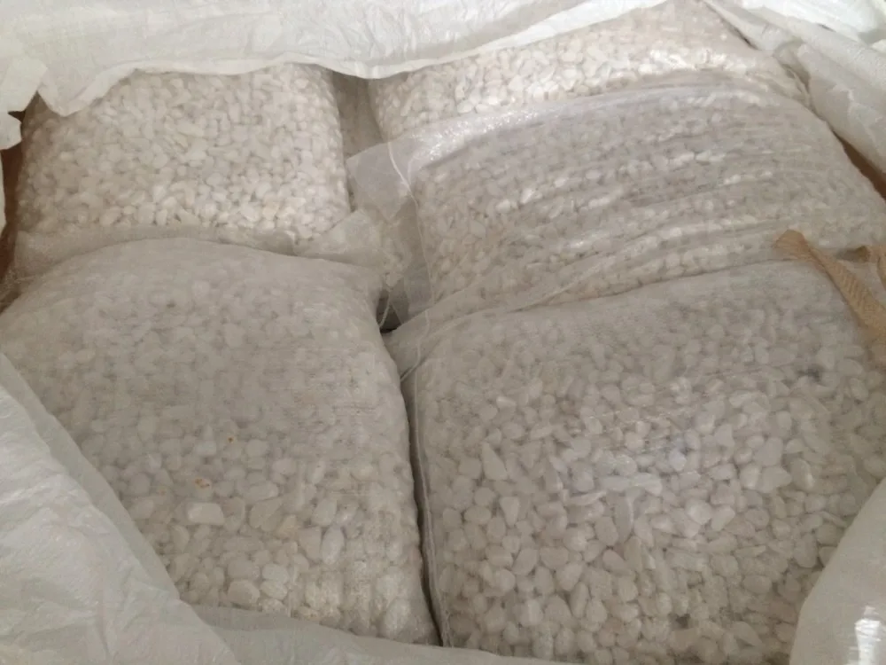 Натуральный гравий белый галька для ландшафтного украшения камень аквариума