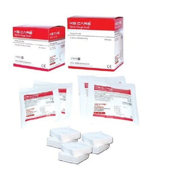 
PREMIUM QUALITY Sterile Gauze Swab Available with X-ray detectable line 