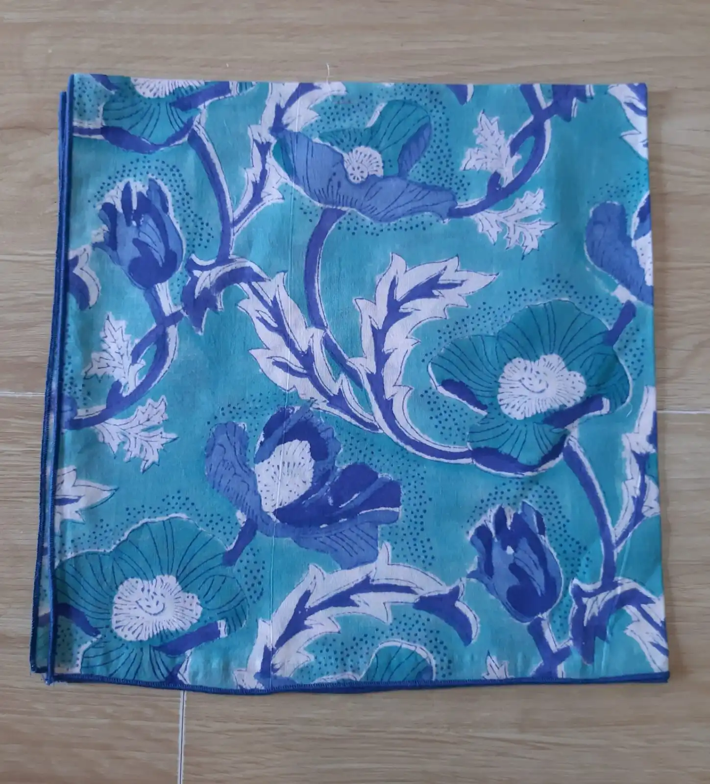 Handmade Colorful Hand Block Printed Napkins for Home, Kitchen, Dining Room, Holiday Table Cloth Napkins Face Cover Napkin