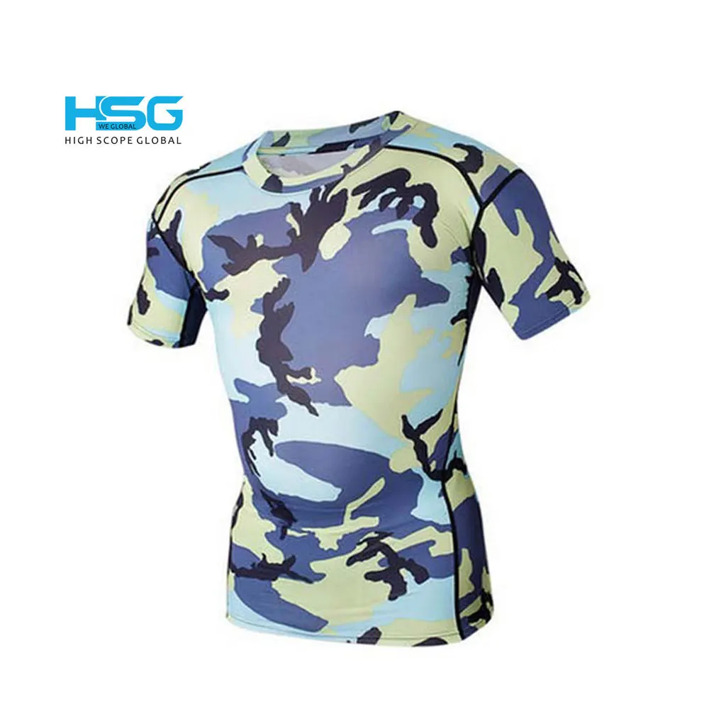 Men Short Sleeve Swimsuit Quick-Dry Rash Guard/Sports men used Rush Guard