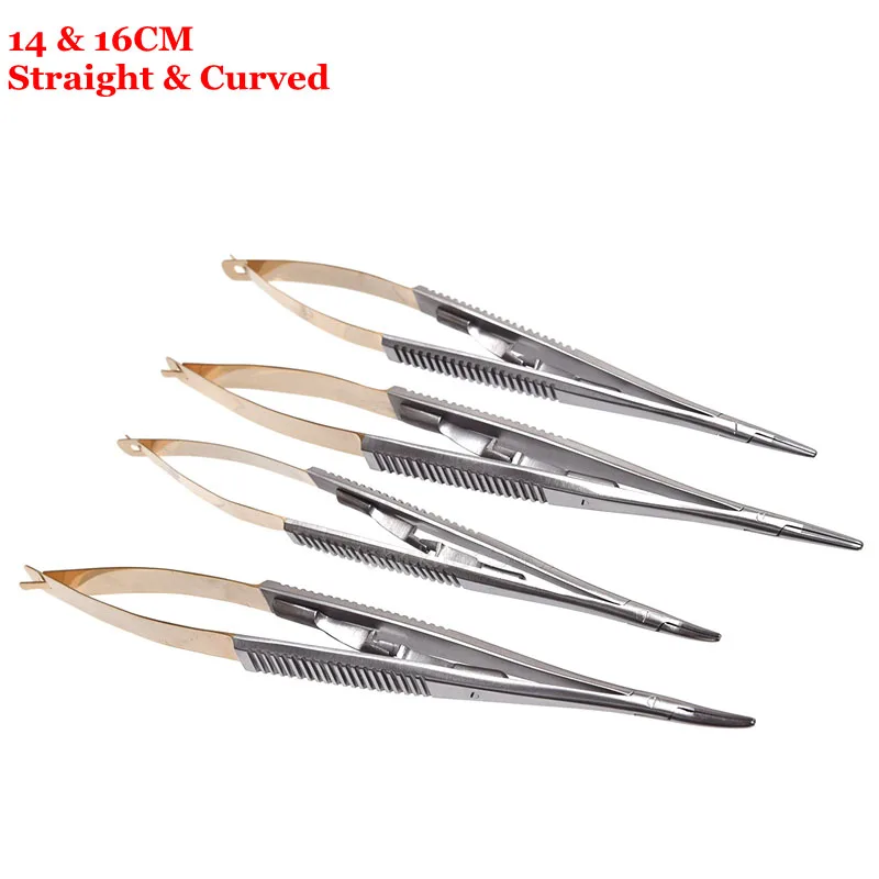 Surgical Dental Orthodontic Implant Catastrophe Needle Holders Tools Straight Curved Instruments