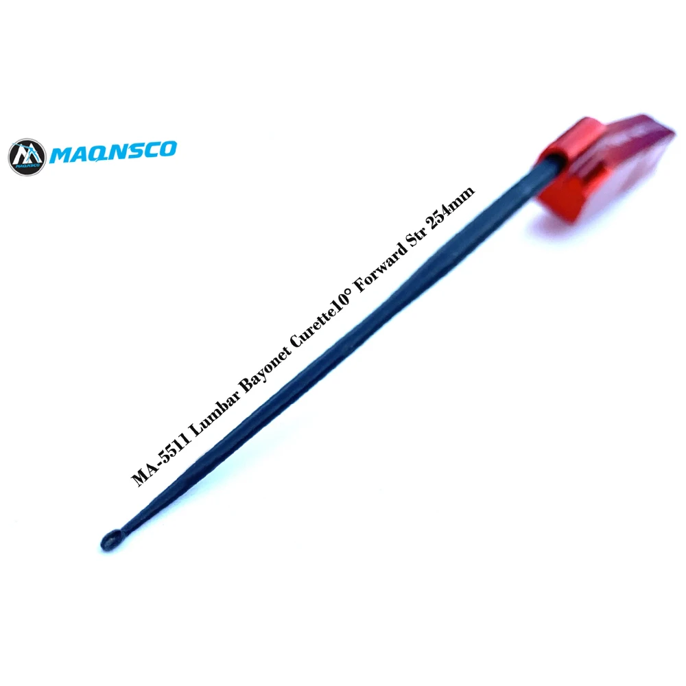 Lumbar bayonet Curette 10 Degree Forward Straight