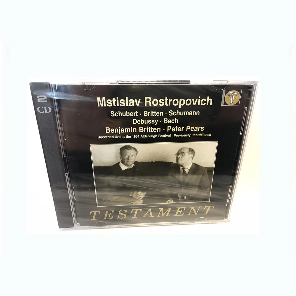 Incredible Fusion Of Musical CD Of Britten, Rostropovich And Pears In Recital, 1961 CD Boombox From Berkshire Record Outlet