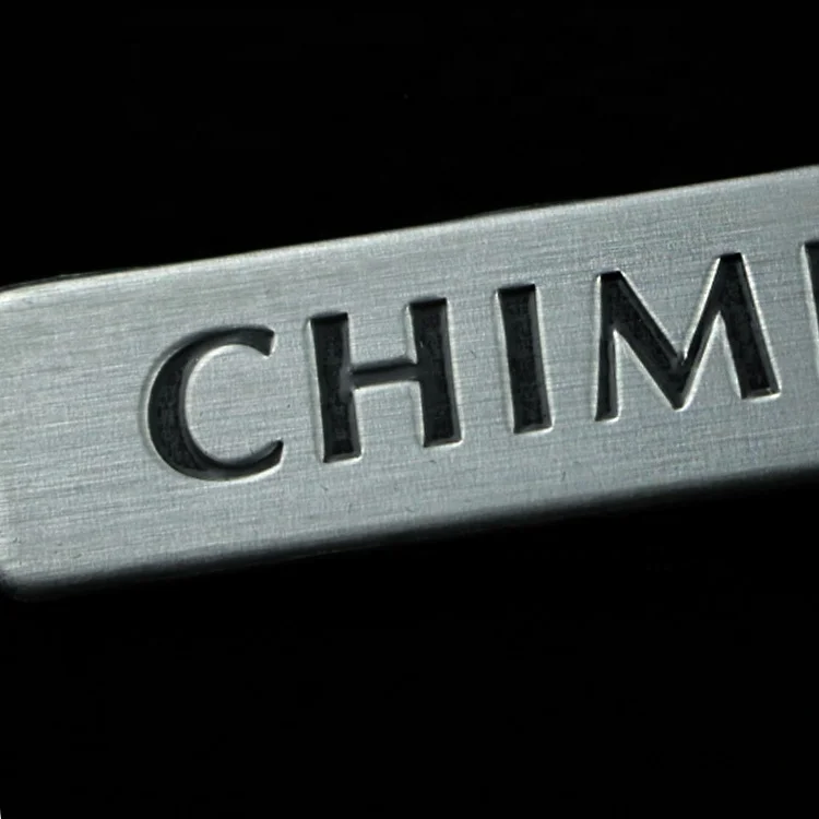 Waterproof Brushed Metal Logo Aluminum Nameplate with Adhesive for home Taiwan auto parts auto spare parts auto parts accessory