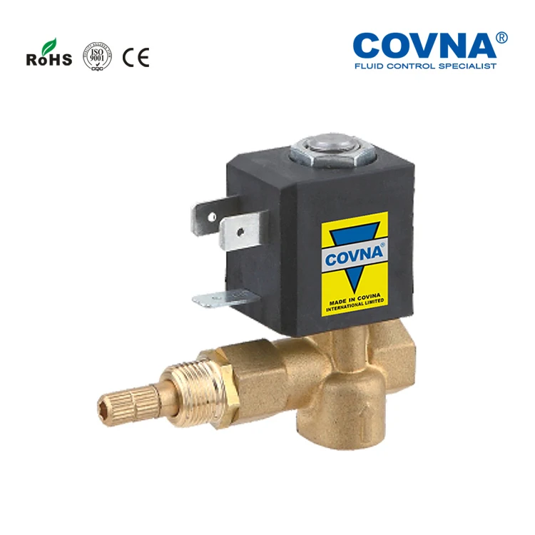 COVNA 1/8 inch 5523 Direct Acting 2/2 Way NC Electromagnetic Solenoid Valve for Coffee Machine