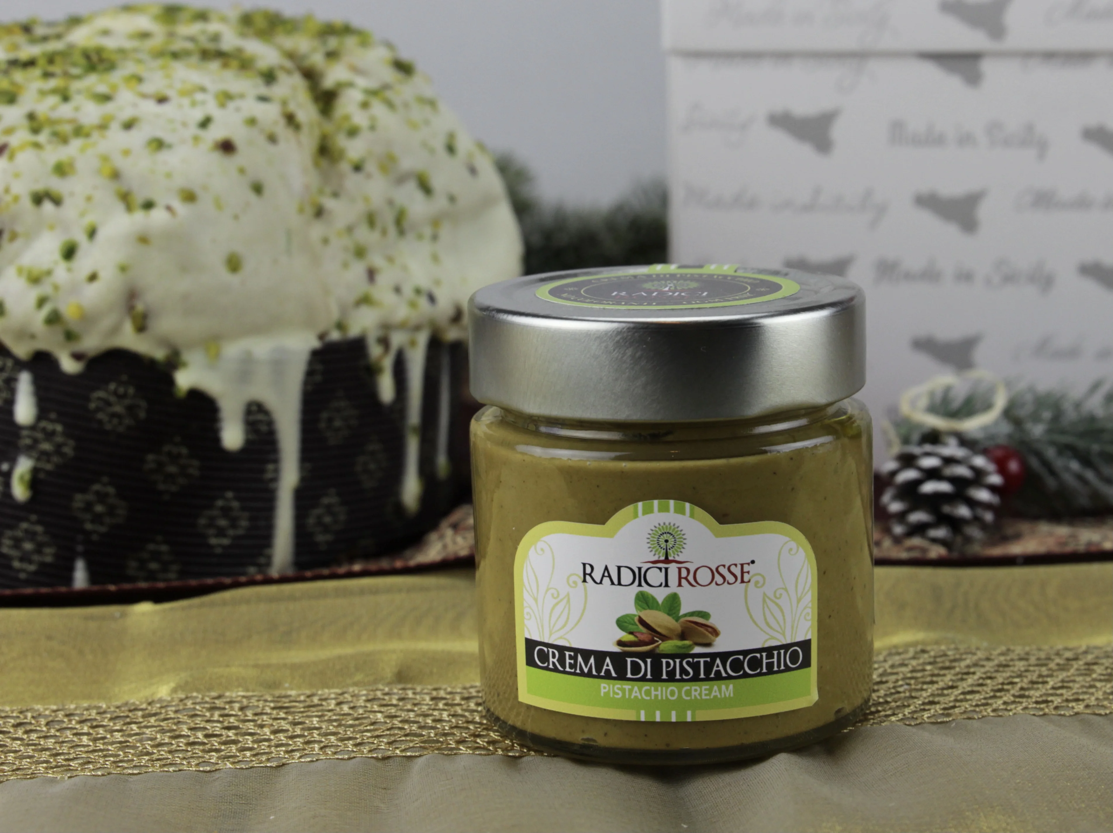 Organic Pistachio Cream Fruit Jam Marmalade Glass Pistachio Cream Fruit Jam