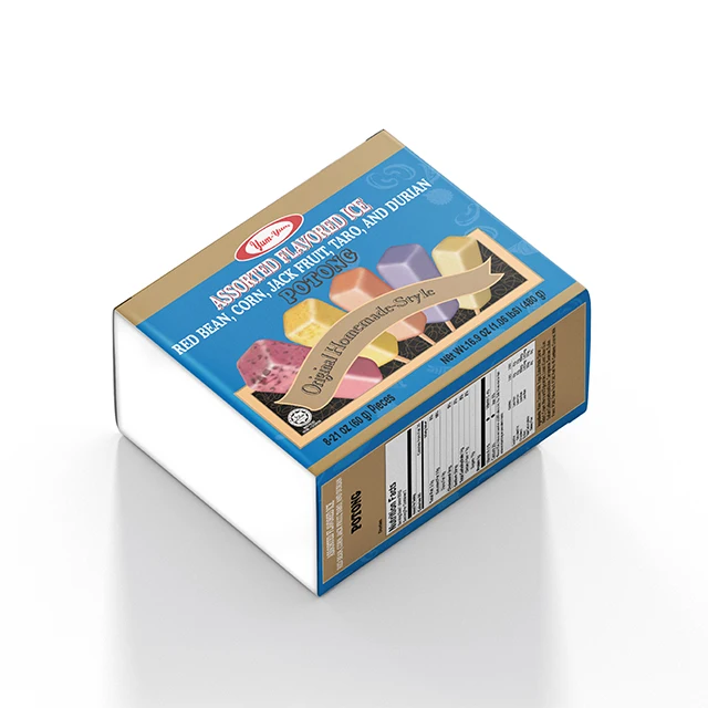 Мороженое мгновенного приготовления в ассортименте 8 (480 г X 12 в коробке), мороженое из малайзии