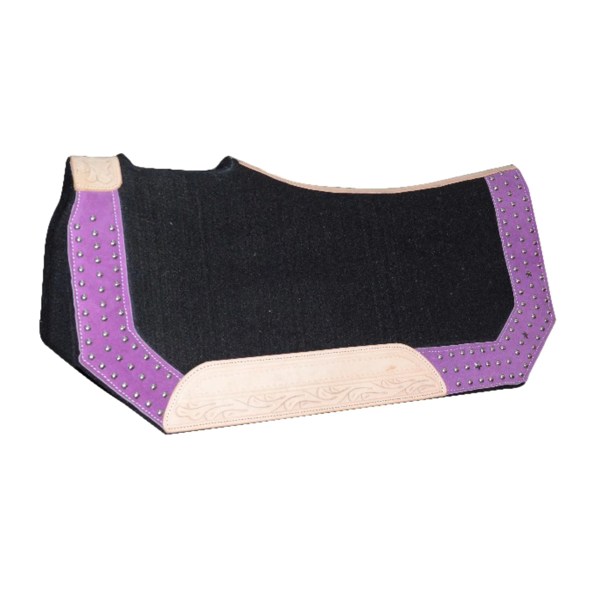 Latest Design 100% Wool Felt Saddle Pads / Indian Saddle Pads At Reasonable Price