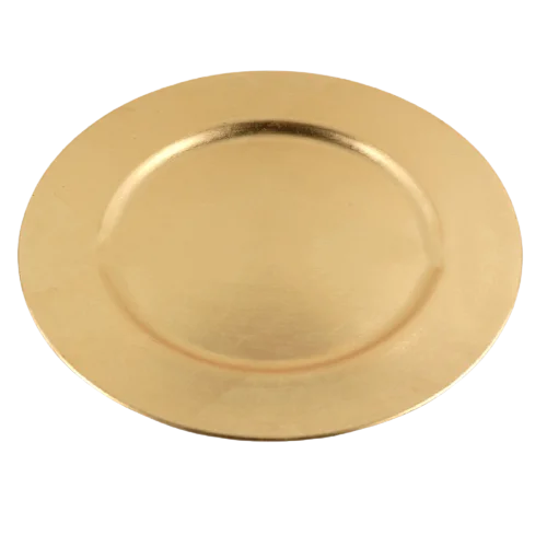 
Золотая свадебная настольная декоративная пластина для зарядного устройства 