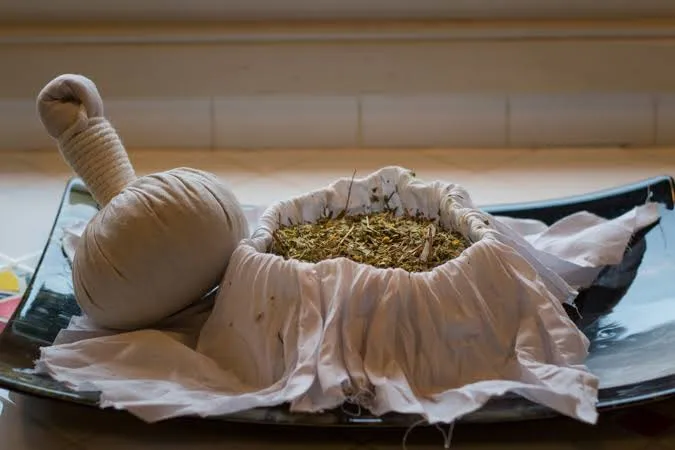 Тайский травяной компрессионный шар Натуральные Сушеные травы для спа и массажа