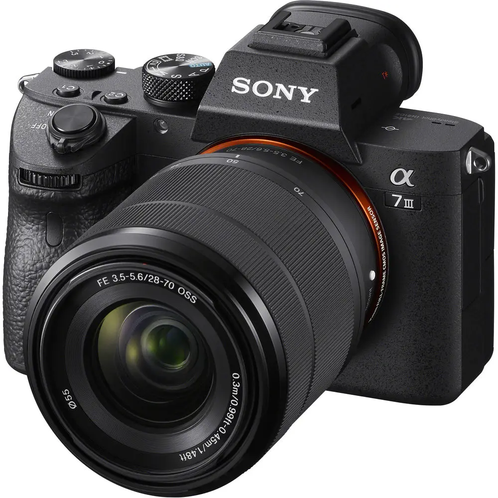  Объективов цифрофой камеры Sony Alpha a7 III беззеркальная цифровая камера с 28-70 мм F3.5-5.6 OSS