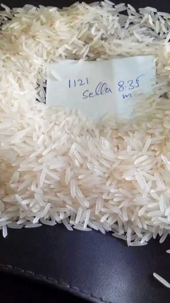 
Indian long grain pure 1121 white sella Basmati Rice 