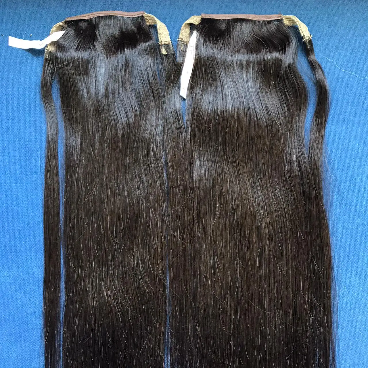 
Wholesale Pony Tail made from 100% raw virgin Vietnam human hair Ponytail straight full end 