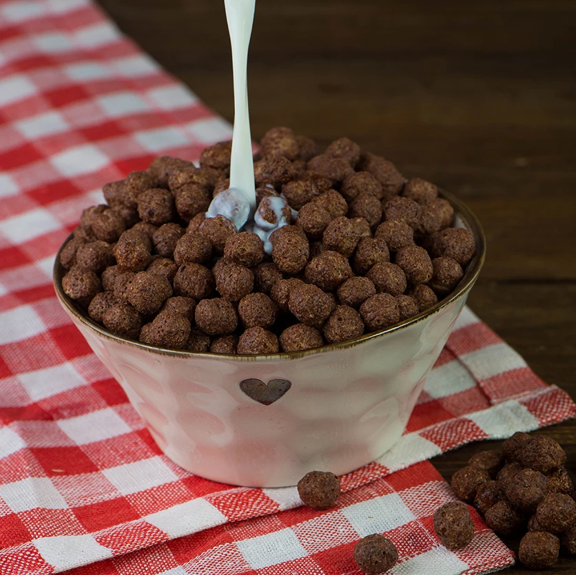 Chocolate Balls Breakfast Cereal Supreme Quality For Kids