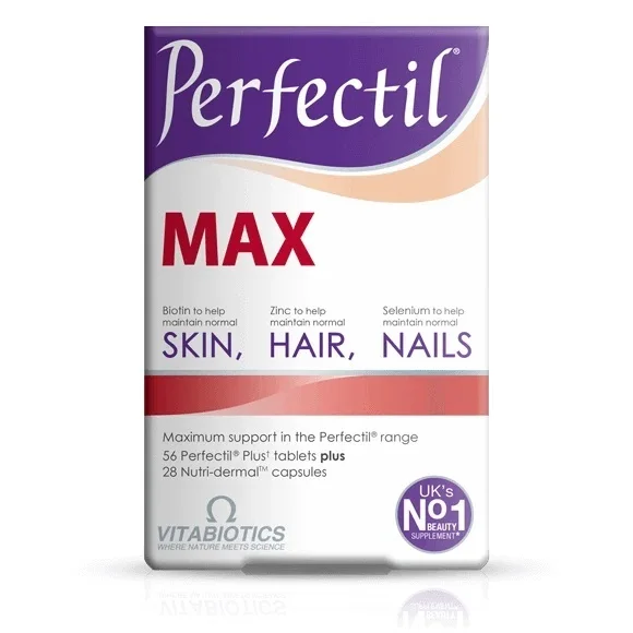 
Vitabiotics Perfectil Max 56 Tablets and 28 Capsules (EAN 5021265245284) Perfectil Max Ultimate Beauty Supplement 