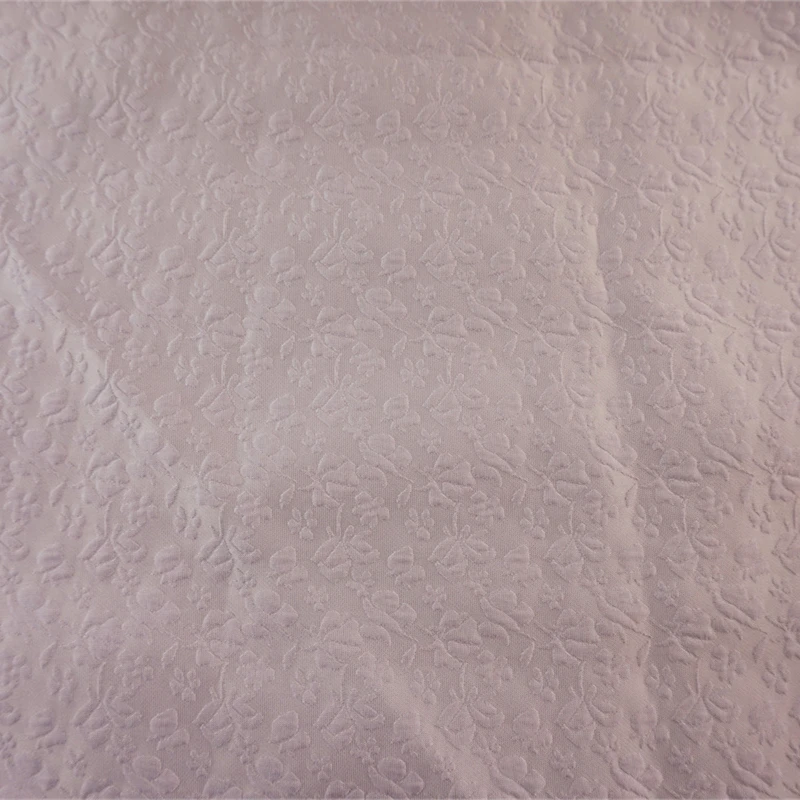 Floret bouquet bubble spring breath fashion 3d embossing composite polyester blister dress for jacquard fabric