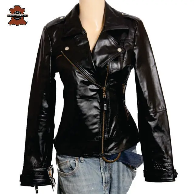 Женские кожаные куртки Высококачественная модная женская кожаная куртка на молнии из искусственной кожи