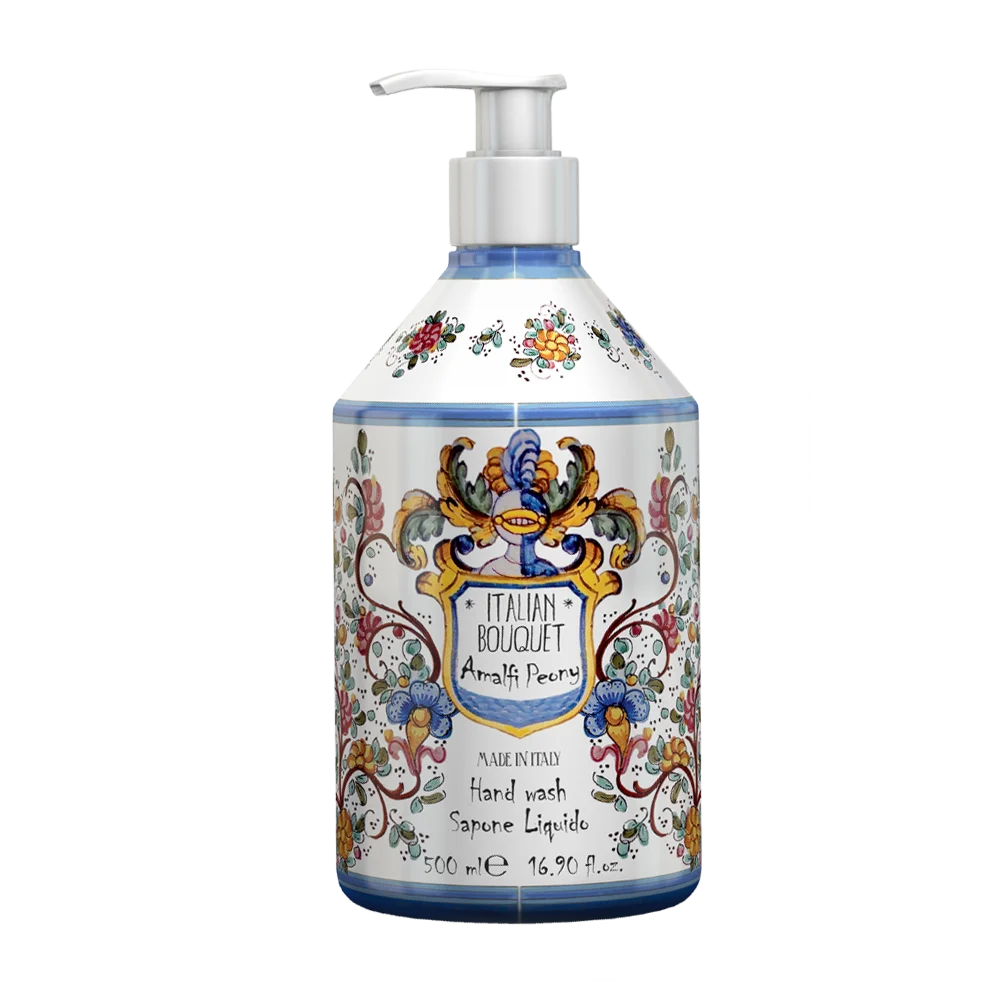 Liquid Soap 500ml Amalfi Peony Luxury  Soap Basic Cleaning RUDY