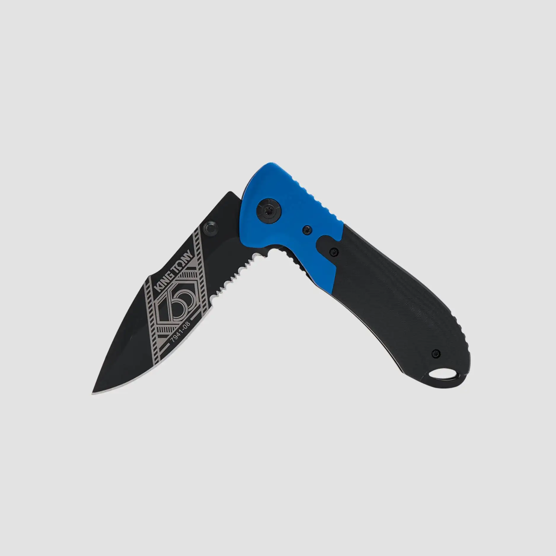 KING TONY дикие складной нож для выживания с удобные Hle зажимом крепления к поясному ремню P7941-08