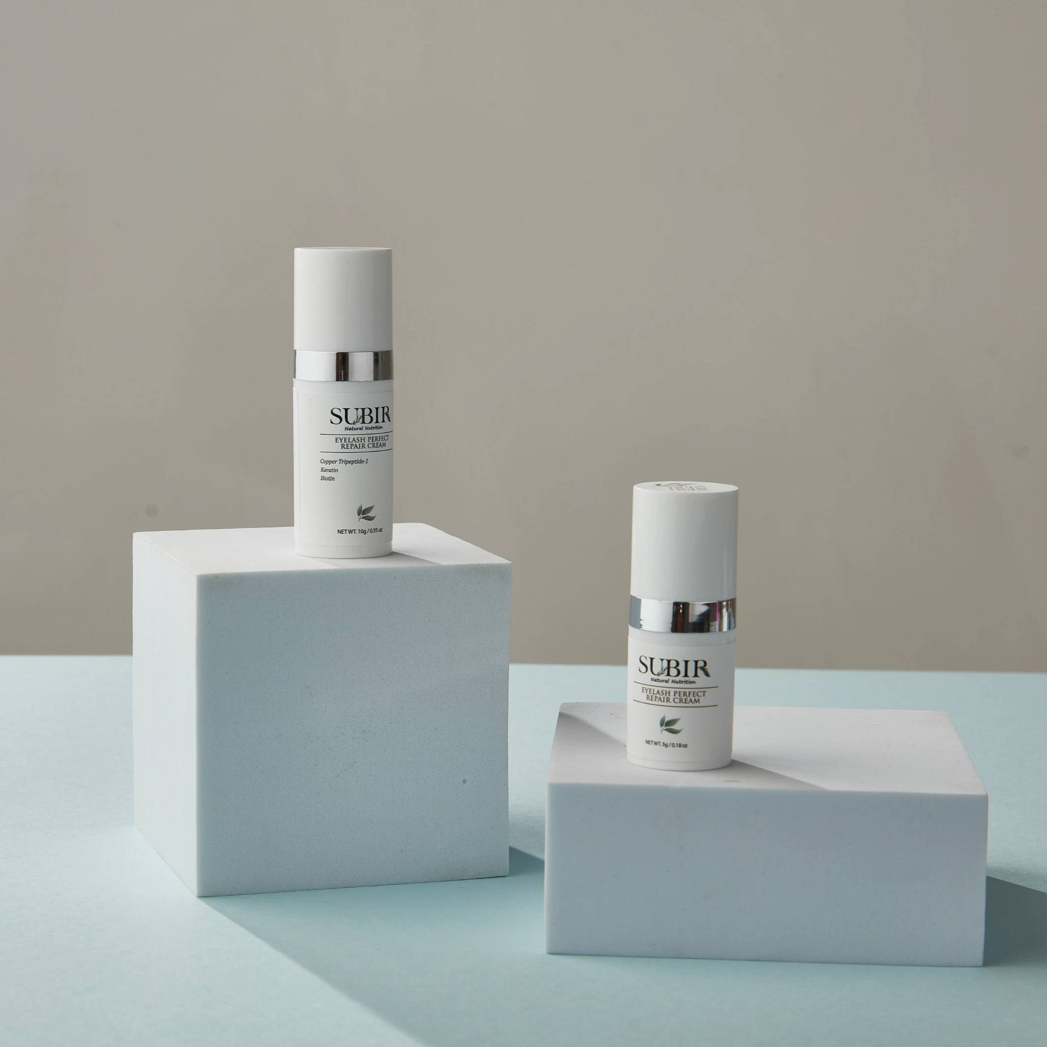 SUBIR Natural 3ml Eyelash Serum Moisturizing Enhancer for Lengthening Curling Eyelash Growth Perfect Repair Eye Cream Labeling