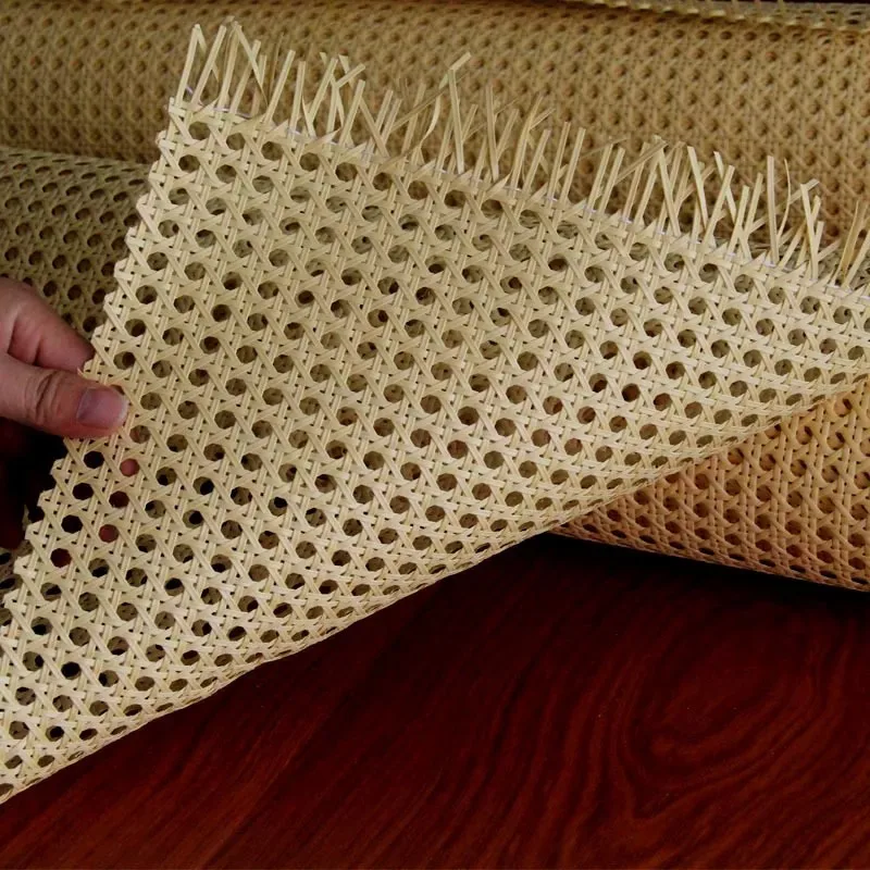 Open Structure Synthetic Rattan Cane Webbing Roll Top Quality Best Price for handicraft furniture from manufacturing companies