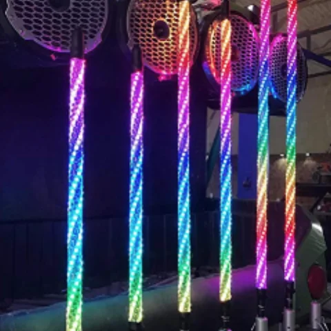 
Bluetooth APP+Remote Control Antenna Whips Lamp Accessories RGB 360 Degree Spiral LED Whip Lights for UTV Off- Road Vehicle ATV 