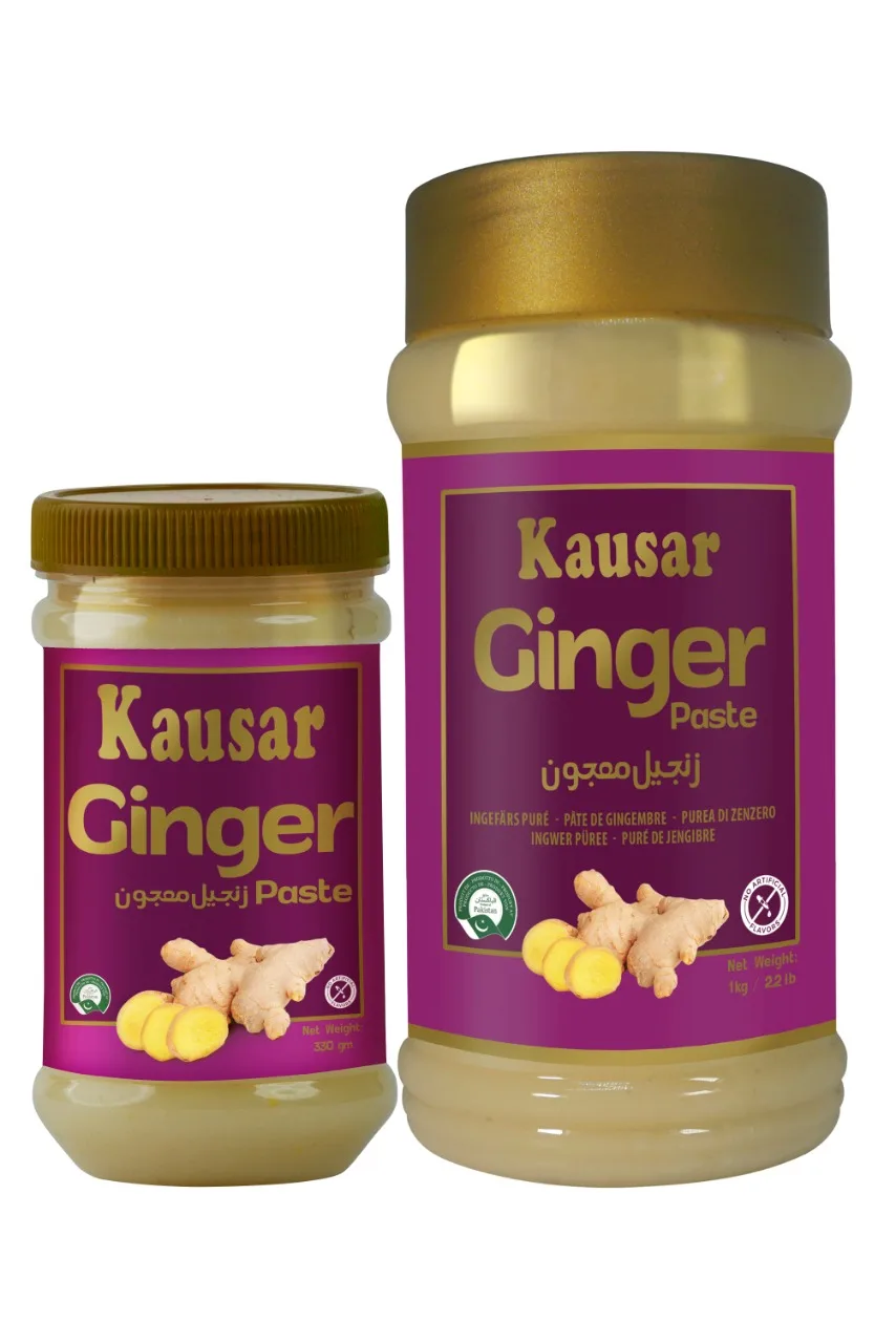 Kausar GINGER Paste 330gm All Natural Ready to Use