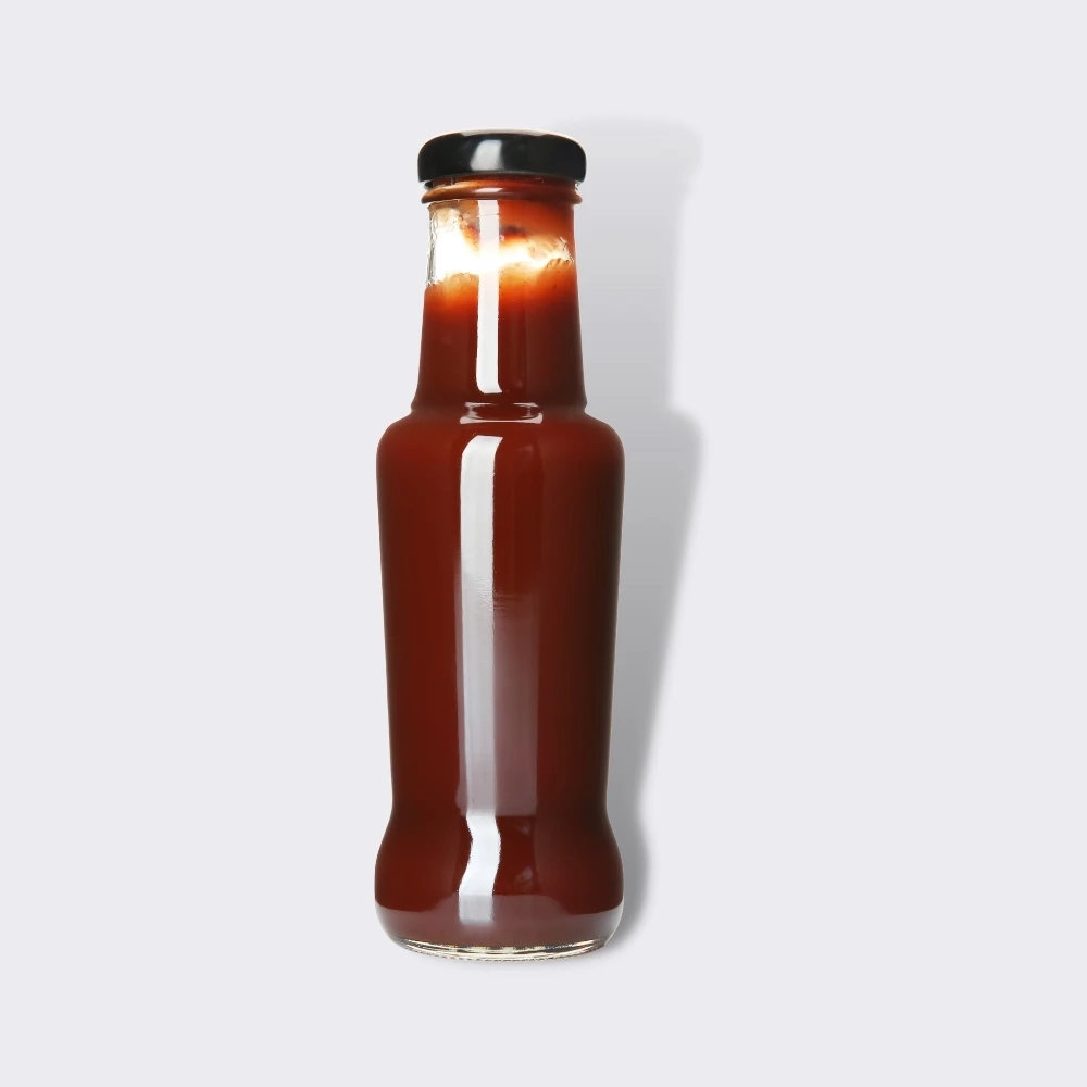 Food & beverage other sauce glass bottle hot pot sauce food flavors chilli pepper