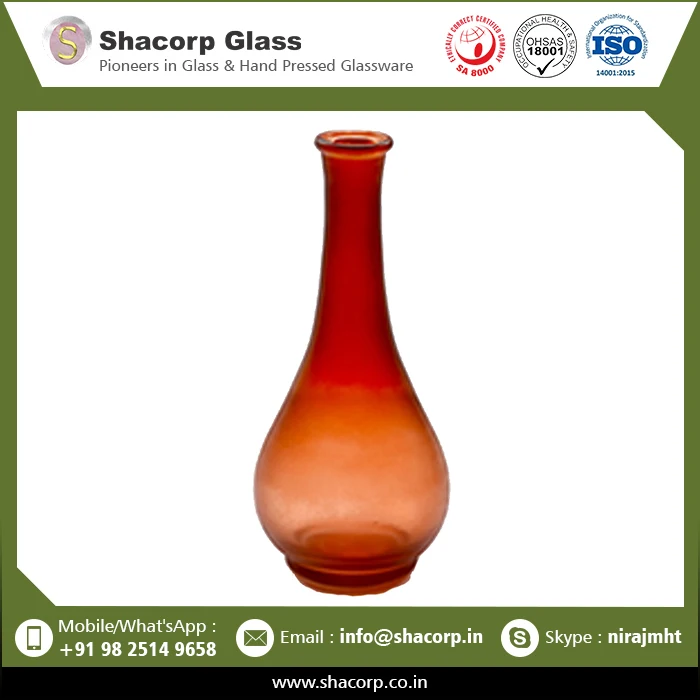Factory Supplier Simple Design Glass Vase Manufacturer