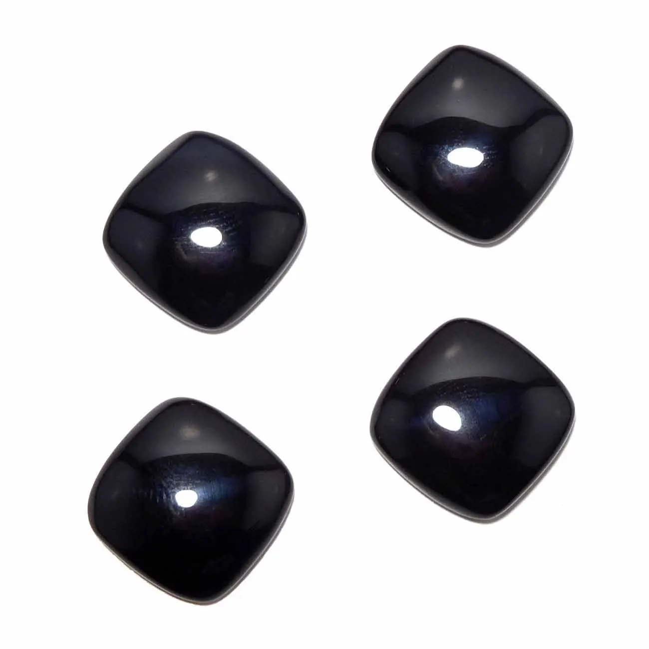 Натуральный черный оникс 13 мм подушка кабошон серьги драгоценный камень ожерелье калибруемые кольца ювелирные изделия День рождения Счастливые бусины