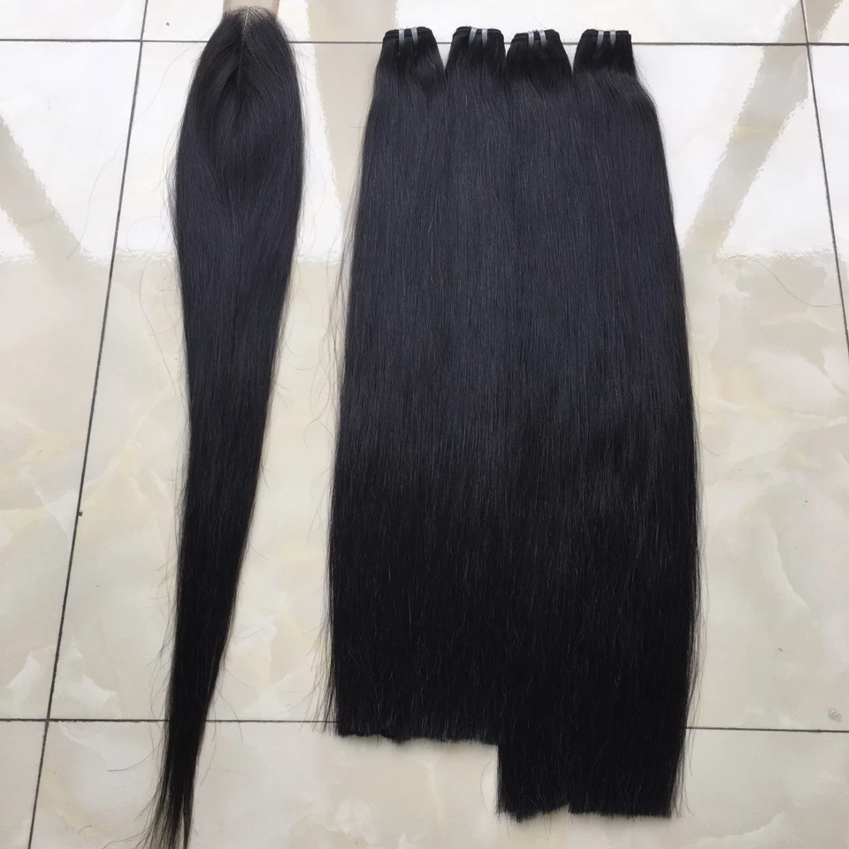 WHOLESALE DEAL bone straight long hair  bundle for raw Vietnam hair